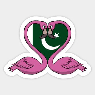 Flamingo Pakistan Sticker